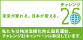 オーエスグループはチャレンジ25％に参加しております