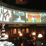 Major League Baseball's MLB Cafe Tokyo 360 degree, 800 inch wide Screen Goo Reference White Screen