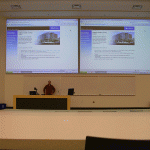 Screen Goo Max Contrast in high ambient light conditions at Grant McEwan College in Edmonton, Alberta, Canada